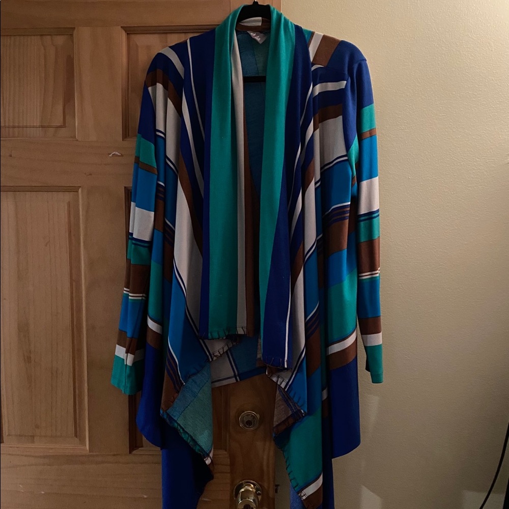 Multi colored cardigan